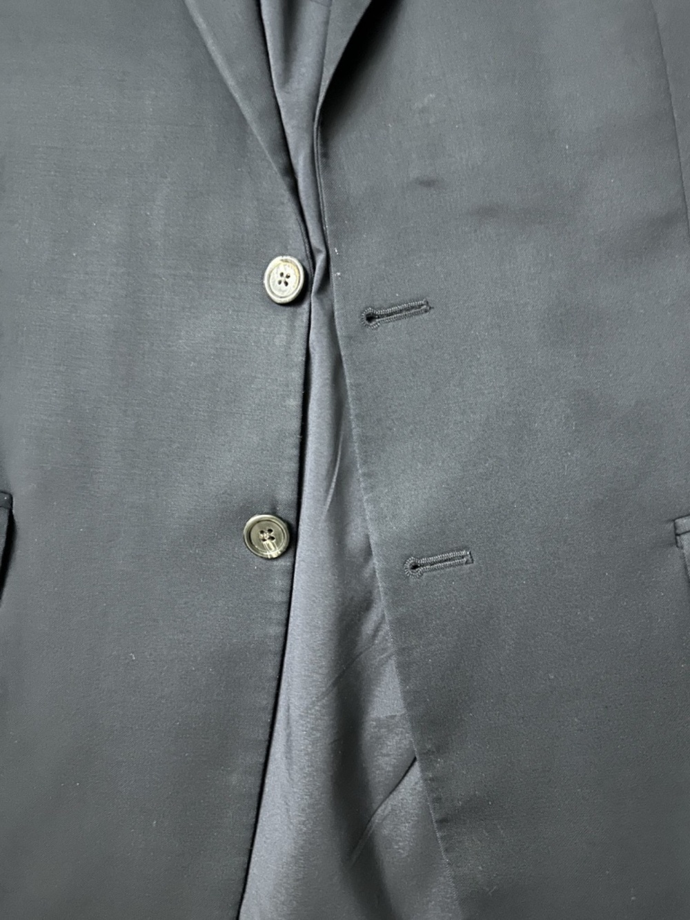 Lauren Ralph Lauren Blazer Men 46 Navy Blue Classic Canada Union Made Sport Coat - Picture 8 of 8